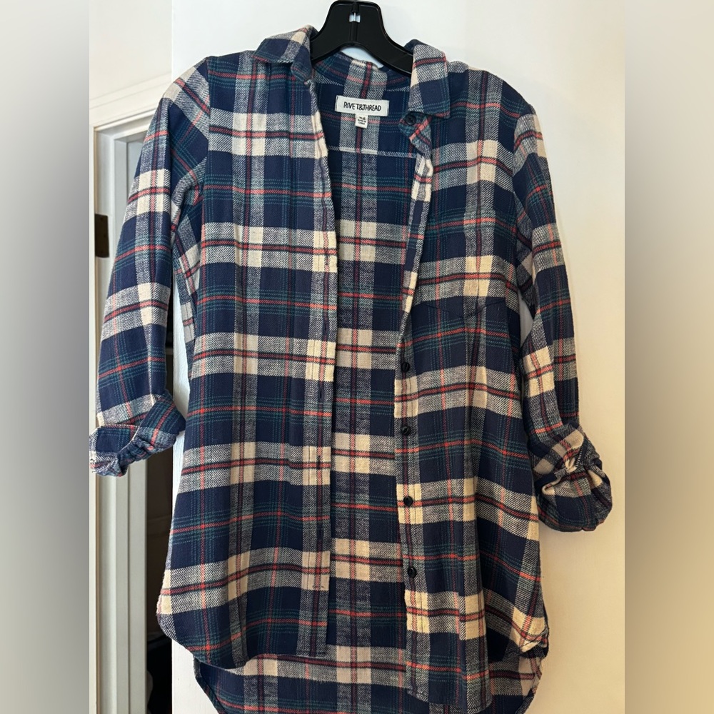 Heavy Plaid Button Down